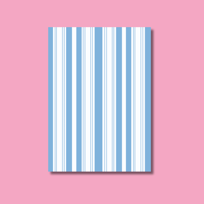Bright Stripes Scrapbook Paper Pack A5 - Coquette Cloud Co