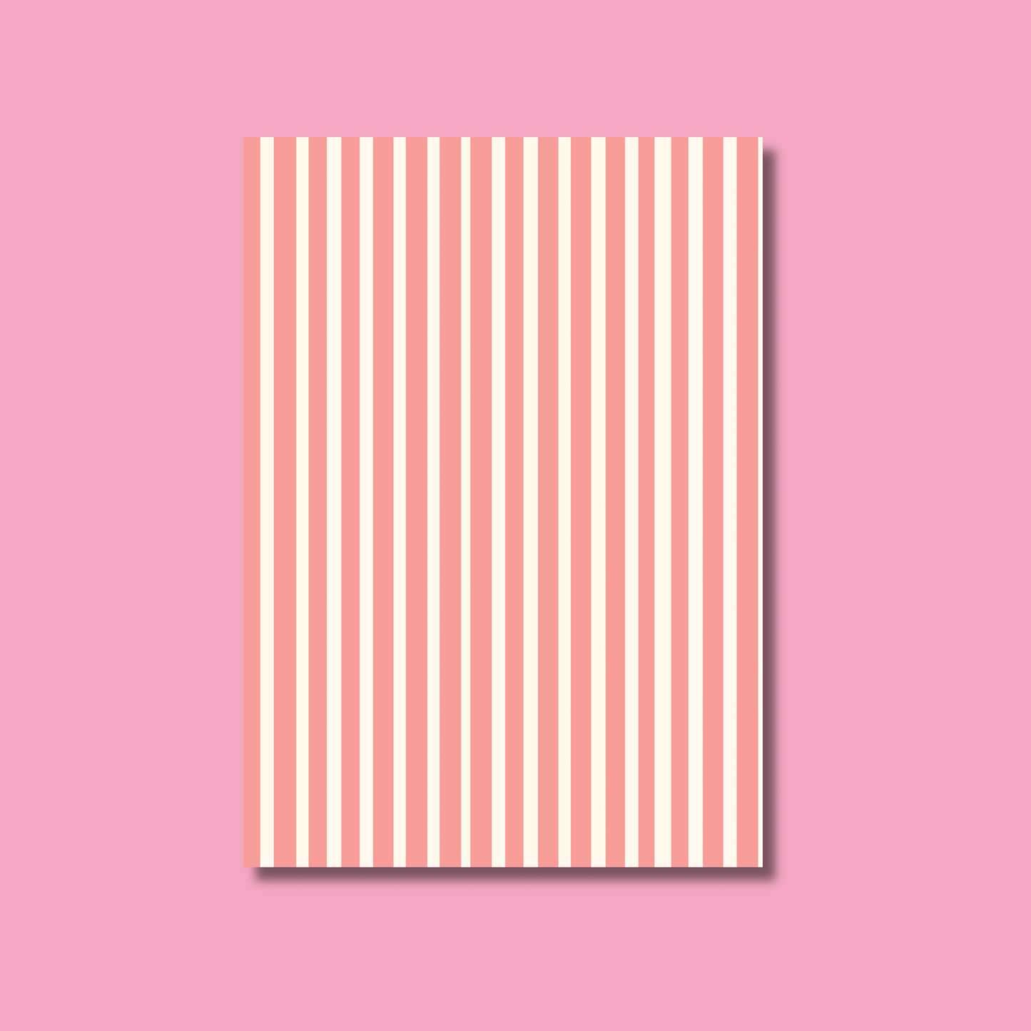Bright Stripes Scrapbook Paper Pack A5 - Coquette Cloud Co