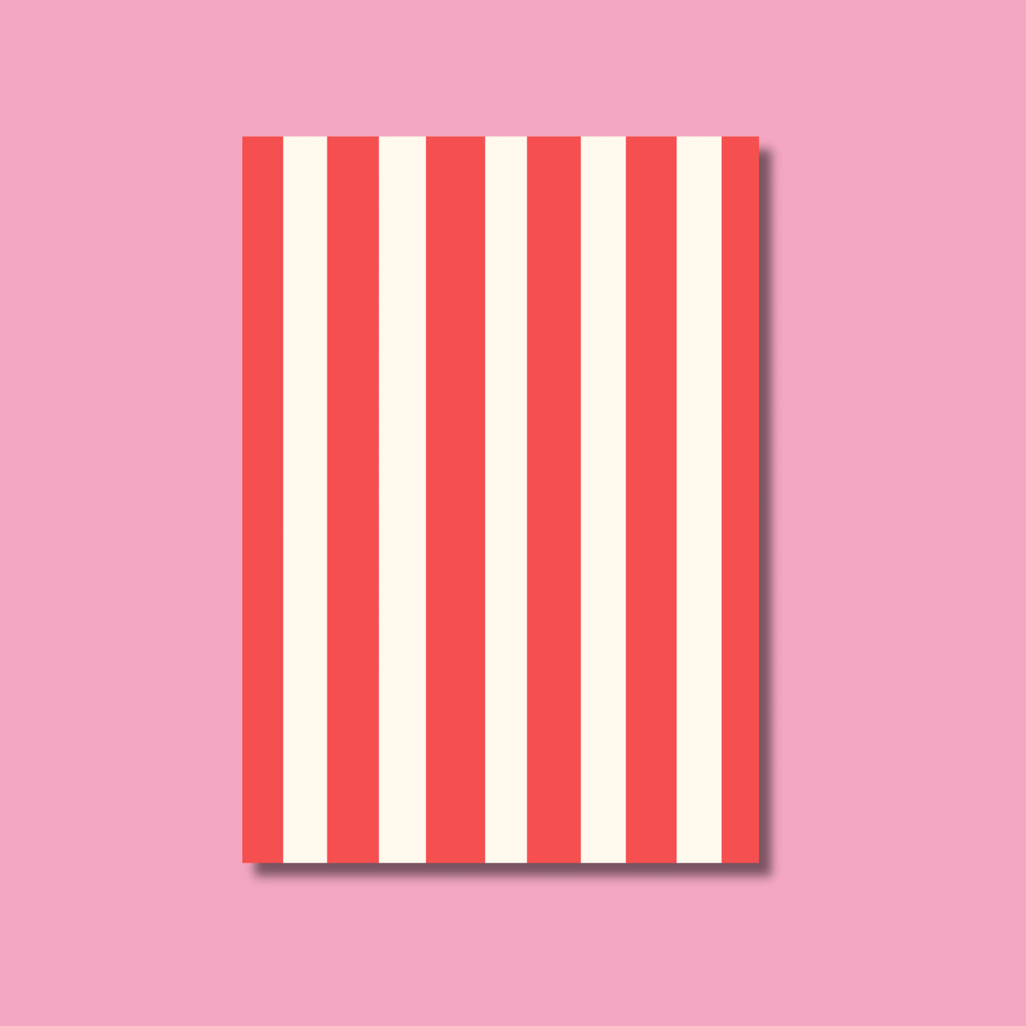 Bright Stripes Scrapbook Paper Pack A5 - Coquette Cloud Co