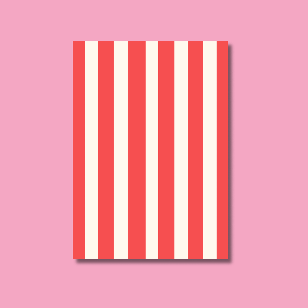 Bright Stripes Scrapbook Paper Pack A5 - Coquette Cloud Co