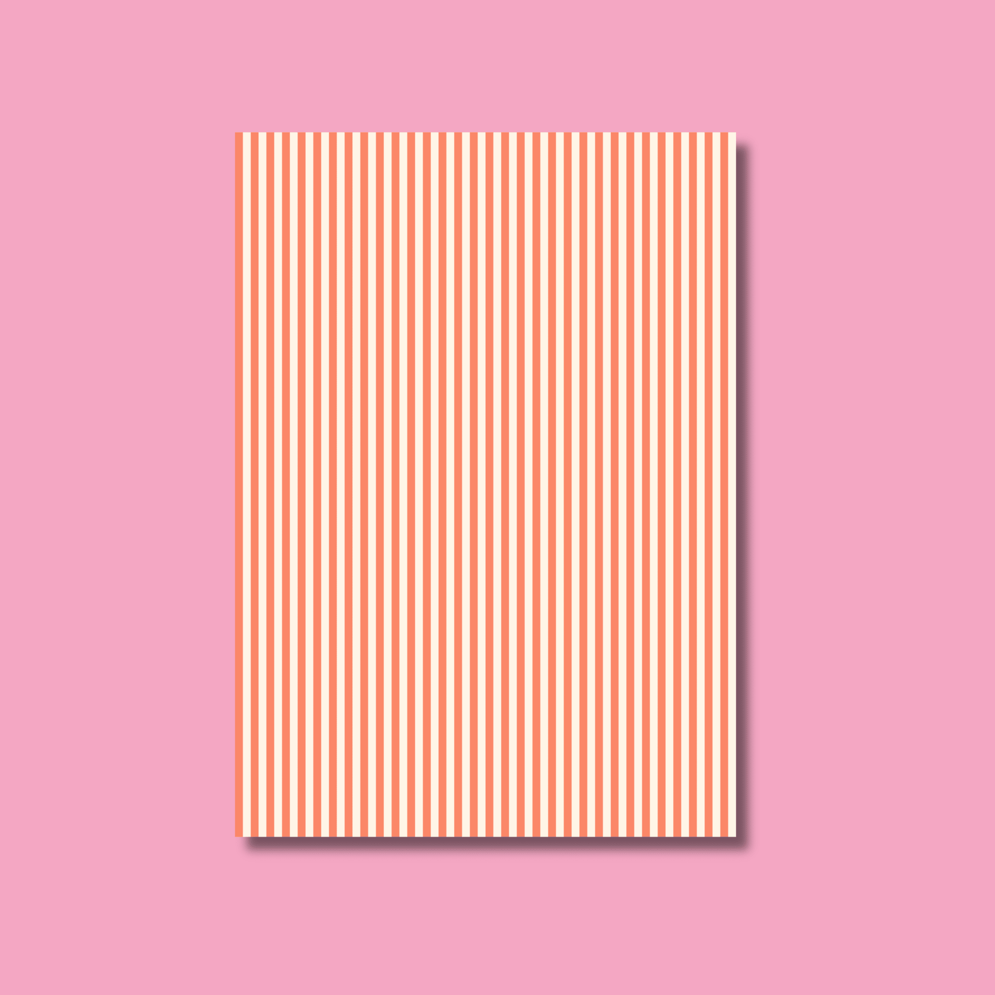 Bright Stripes Scrapbook Paper Pack A5 - Coquette Cloud Co