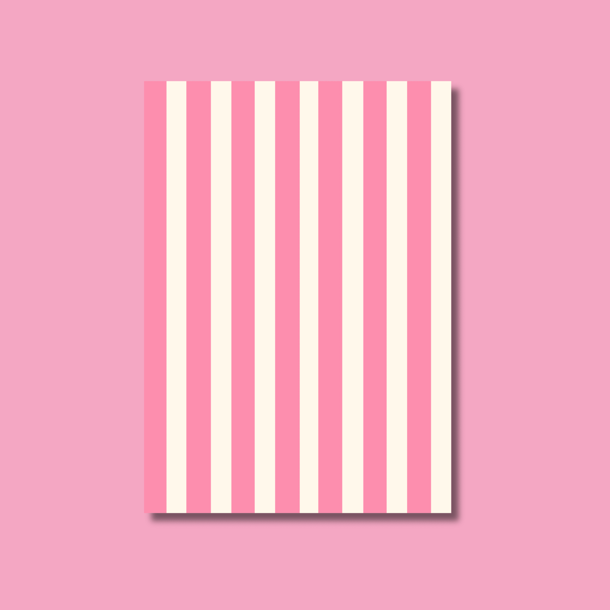 Bright Stripes Scrapbook Paper Pack A5 - Coquette Cloud Co