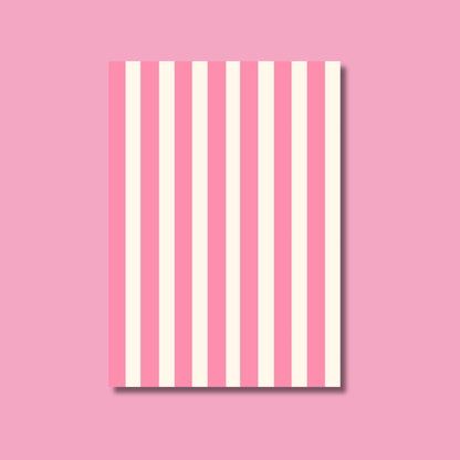 Bright Stripes Scrapbook Paper Pack A5 - Coquette Cloud Co