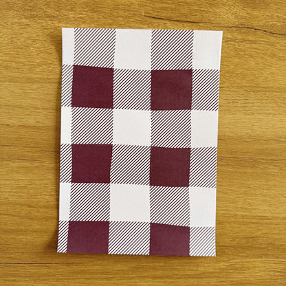 Burgundy Scrapbook Paper Pack A5 - Coquette Cloud Co