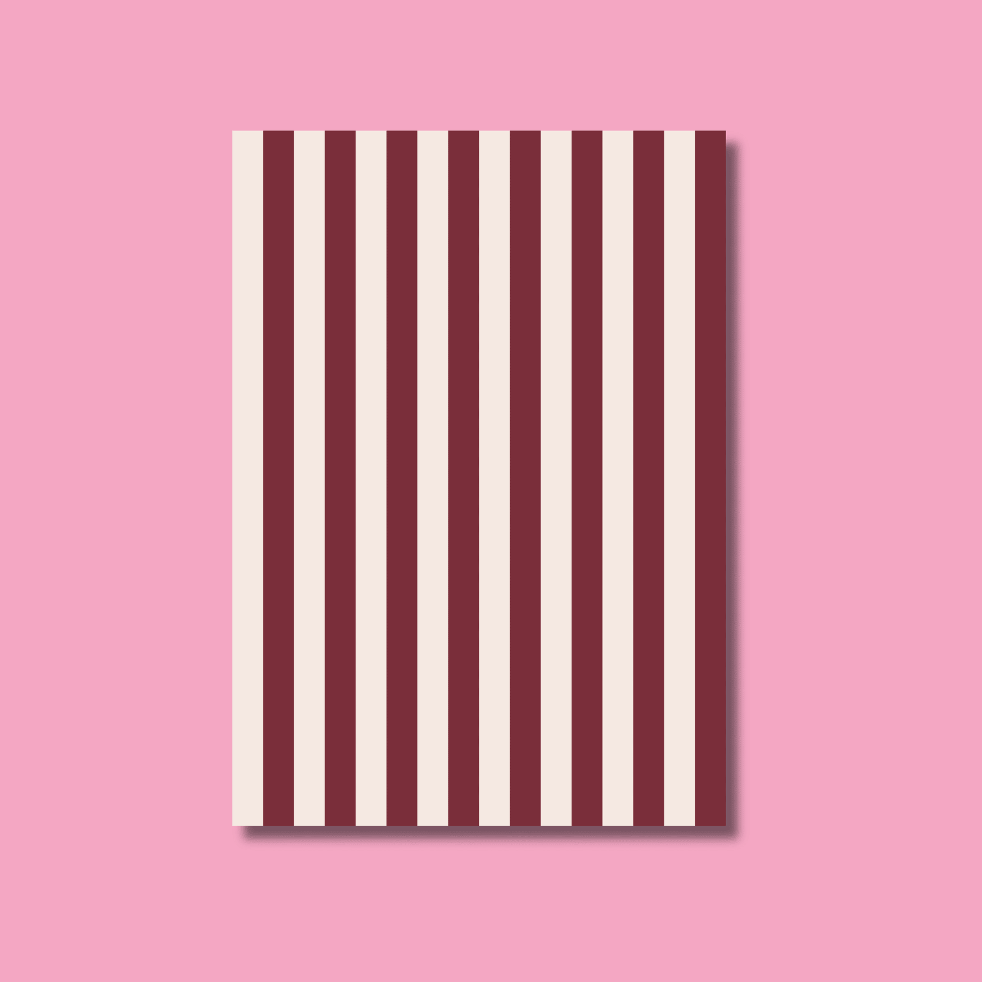 Burgundy Scrapbook Paper Pack A5 - Coquette Cloud Co