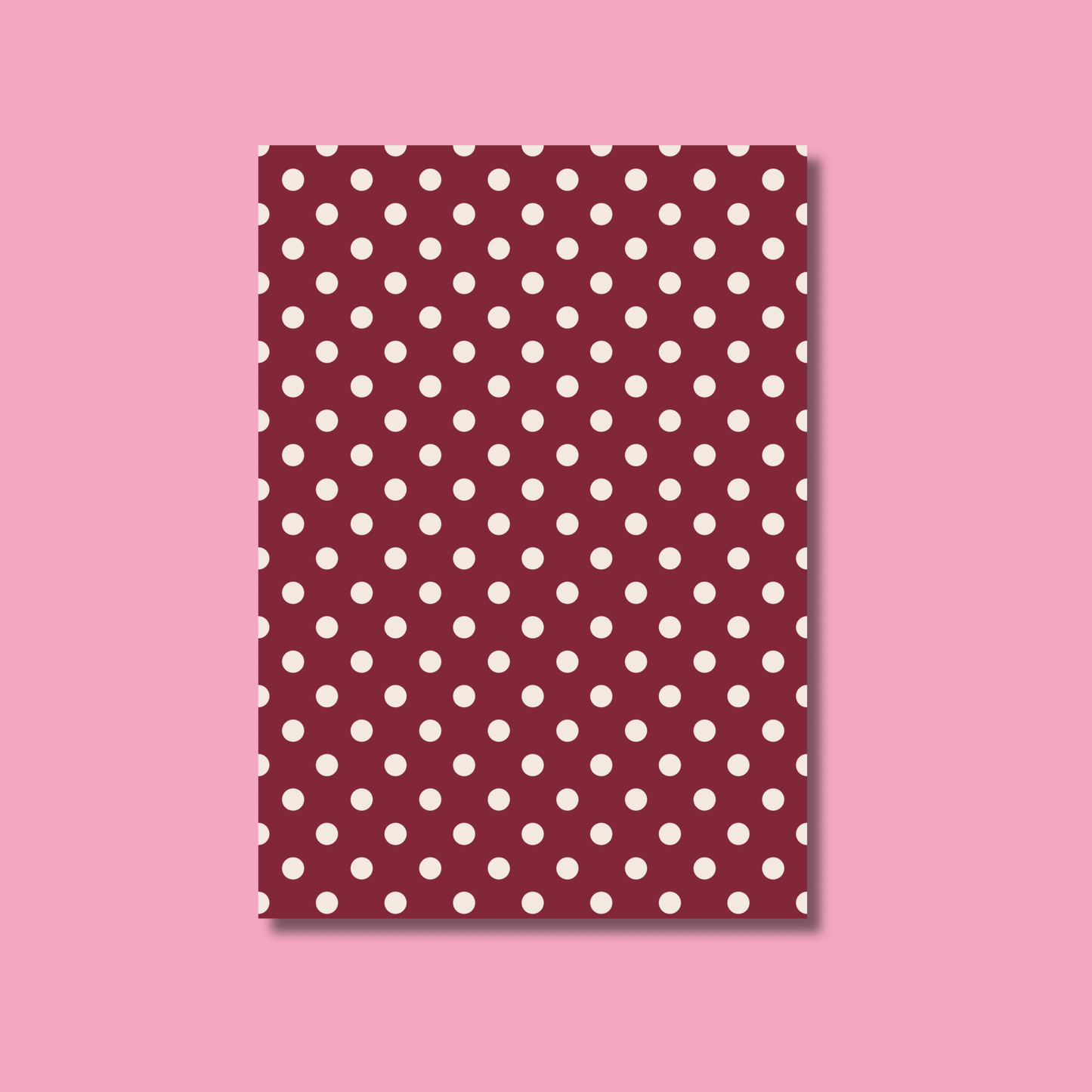 Burgundy Scrapbook Paper Pack A5 - Coquette Cloud Co