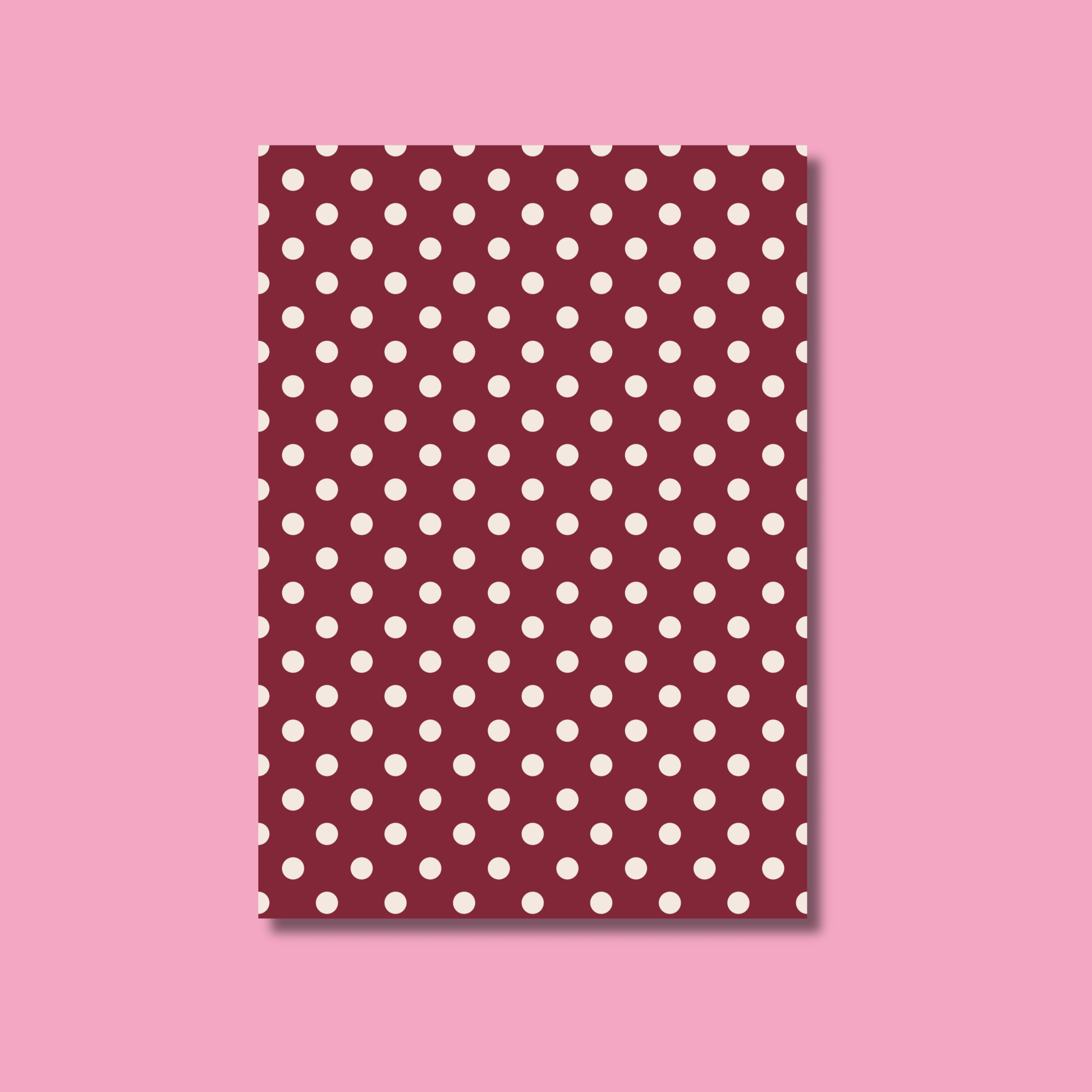 Burgundy Scrapbook Paper Pack A5 - Coquette Cloud Co