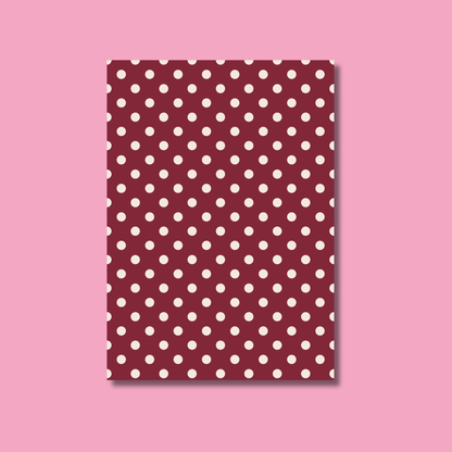 Burgundy Scrapbook Paper Pack A5 - Coquette Cloud Co