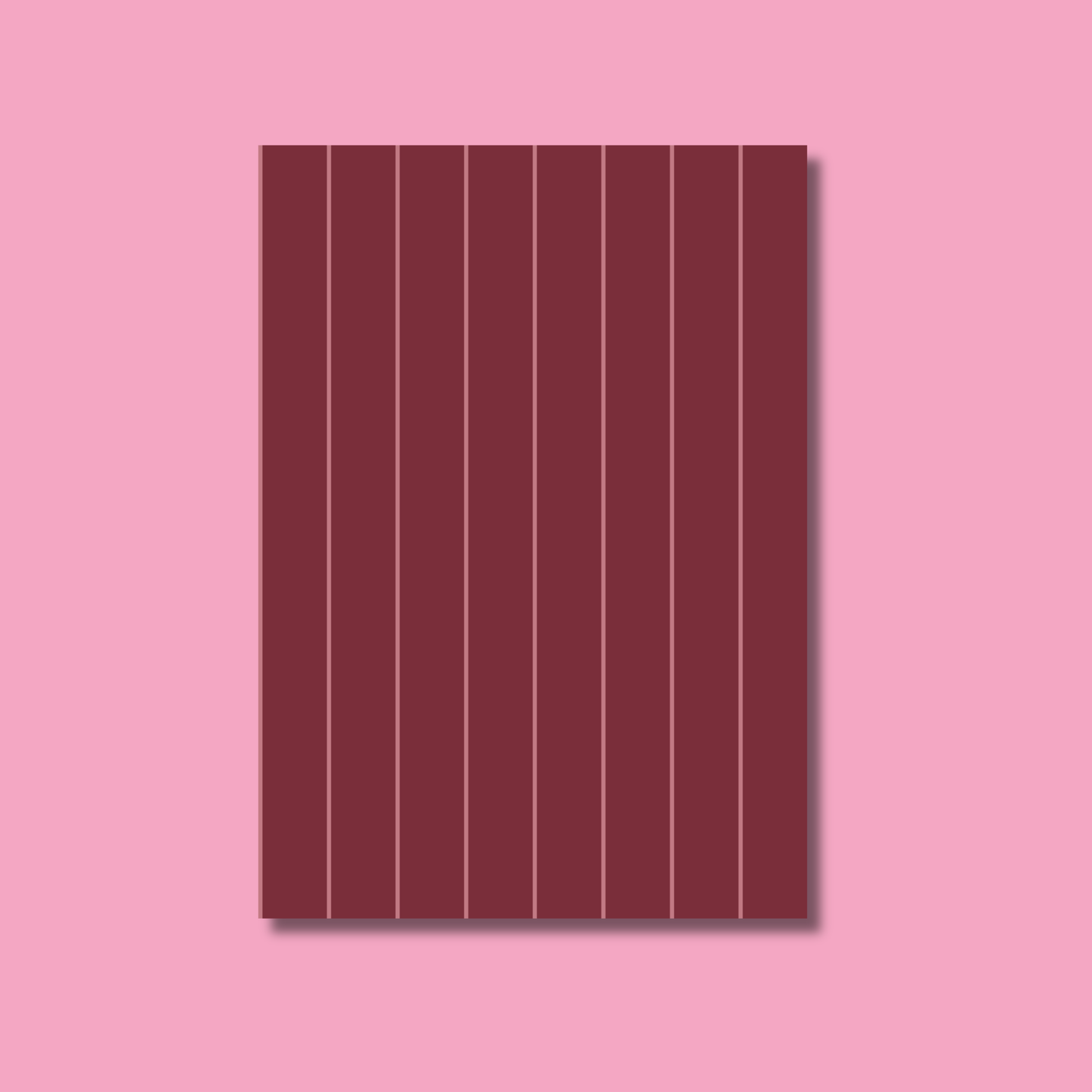 Burgundy Scrapbook Paper Pack A5 - Coquette Cloud Co