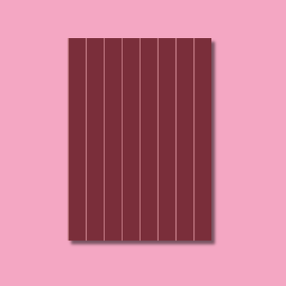 Burgundy Scrapbook Paper Pack A5 - Coquette Cloud Co