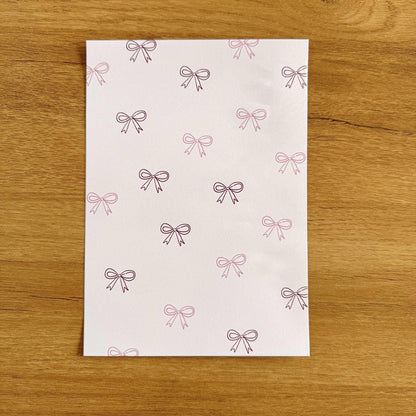 Burgundy Scrapbook Paper Pack A5 - Coquette Cloud Co