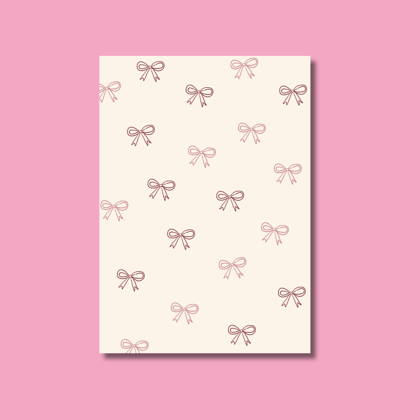 Burgundy Scrapbook Paper Pack A5 - Coquette Cloud Co