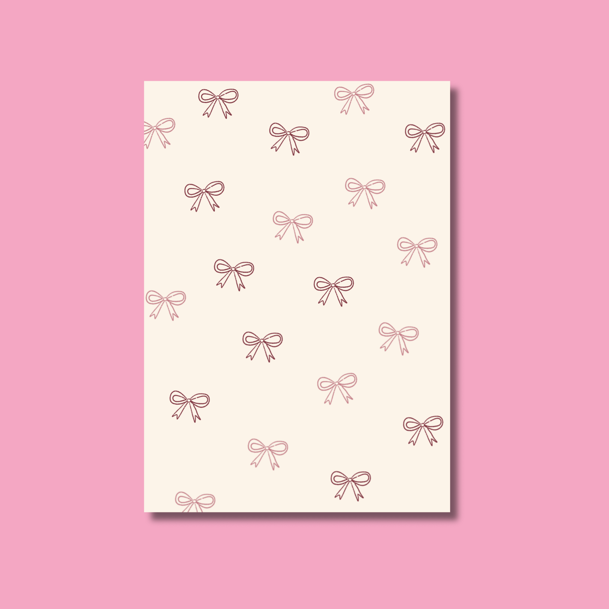 Burgundy Scrapbook Paper Pack A5 - Coquette Cloud Co