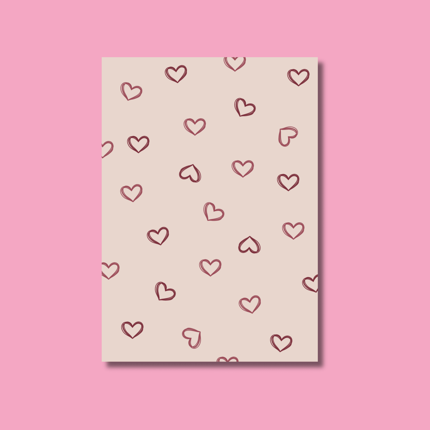 Burgundy Scrapbook Paper Pack A5 - Coquette Cloud Co