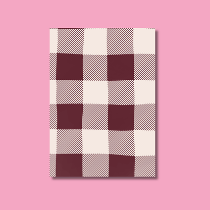 Burgundy Scrapbook Paper Pack A5 - Coquette Cloud Co