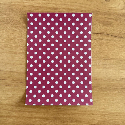Burgundy Scrapbook Paper Pack A5 - Coquette Cloud Co