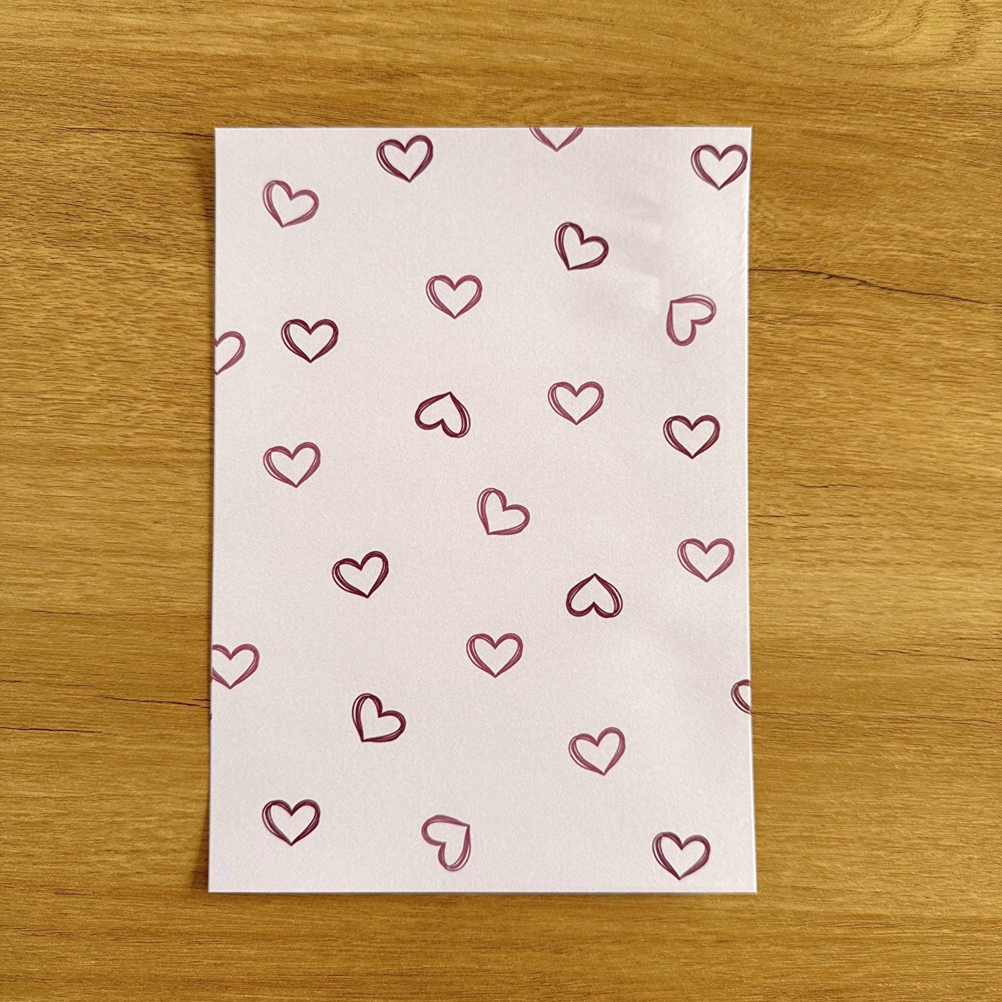 Burgundy Scrapbook Paper Pack A5 - Coquette Cloud Co