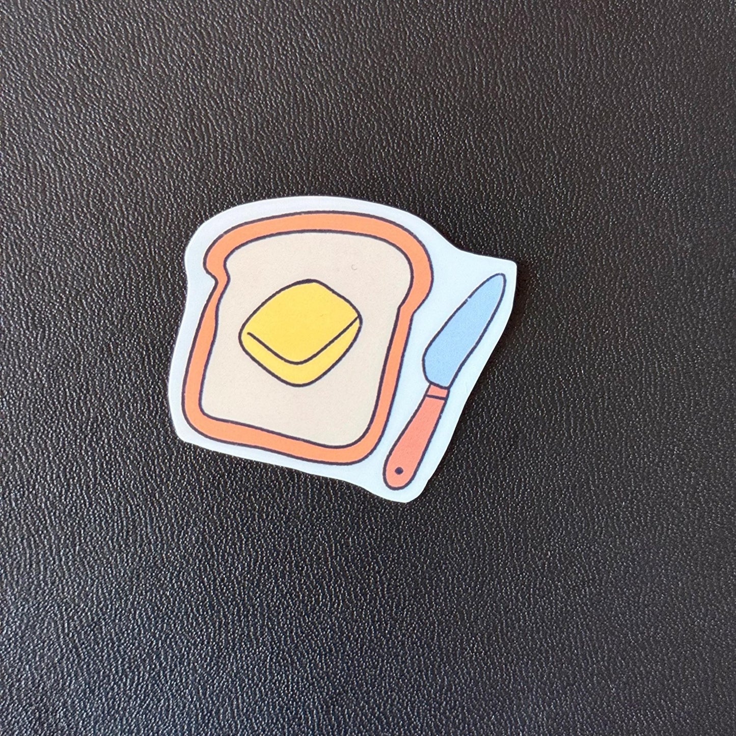 Butter Toast Sticker - Coquette Cloud Co