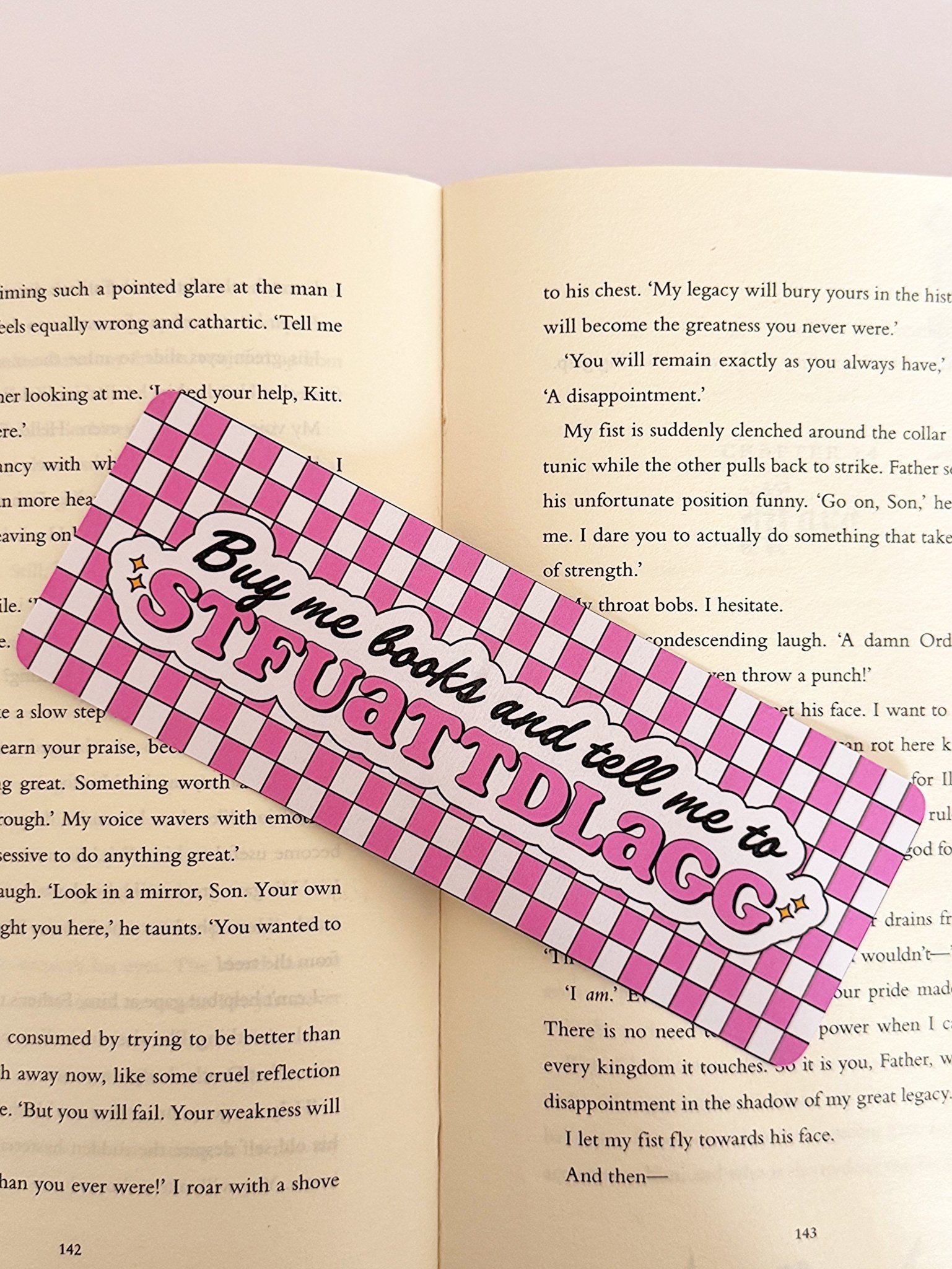 Buy Me Books & Tell Me Bookmark - Coquette Cloud Co