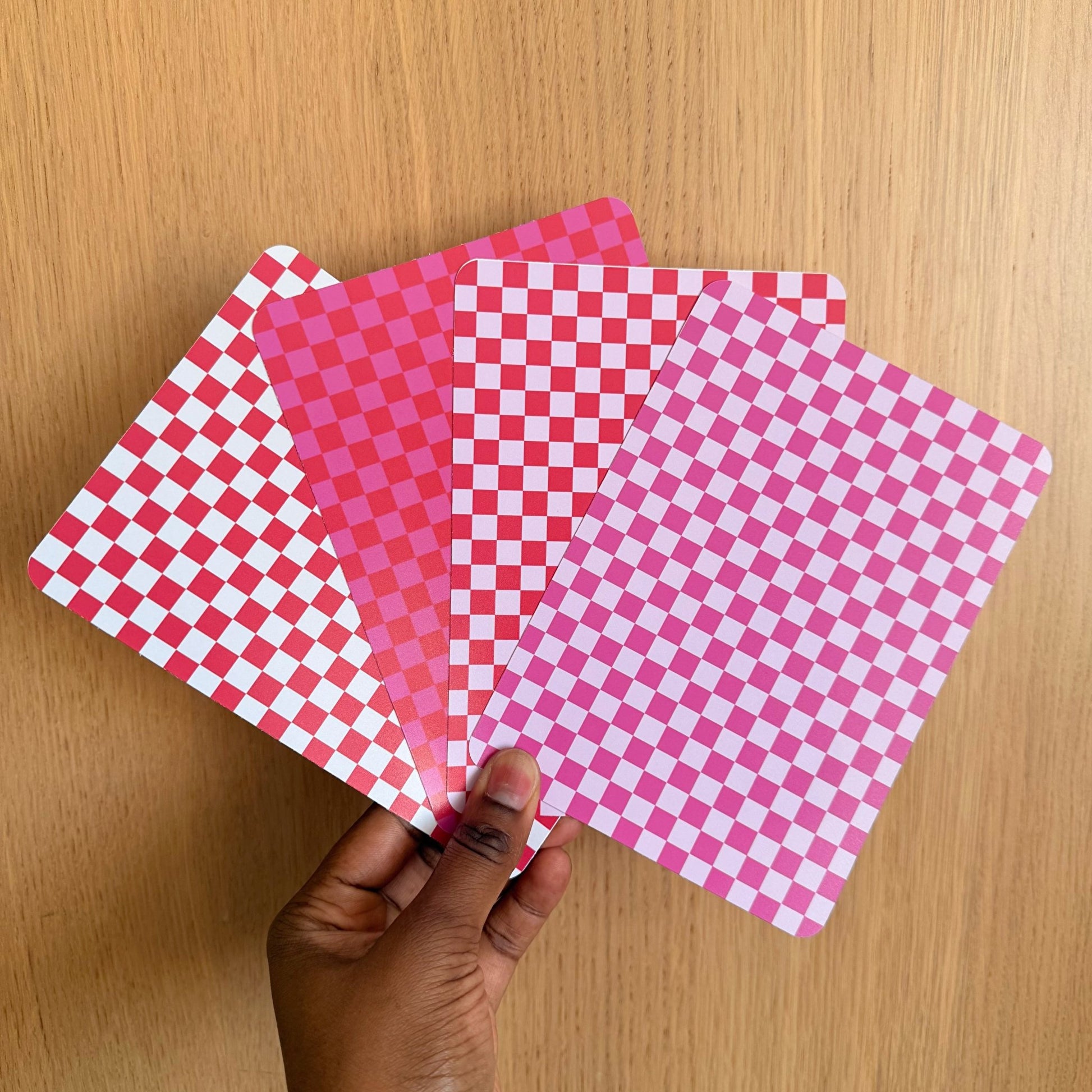 Checkered Kindle Insert Set - Coquette Cloud Co