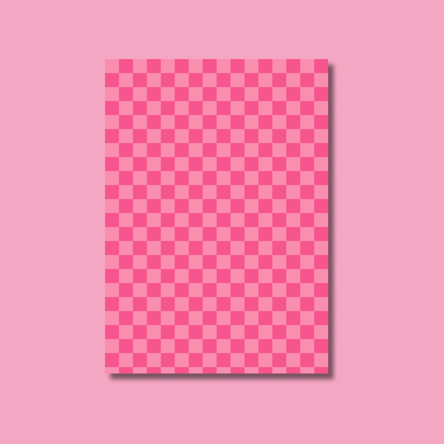 Checkered Scrapbook Paper Pack A5 - Coquette Cloud Co