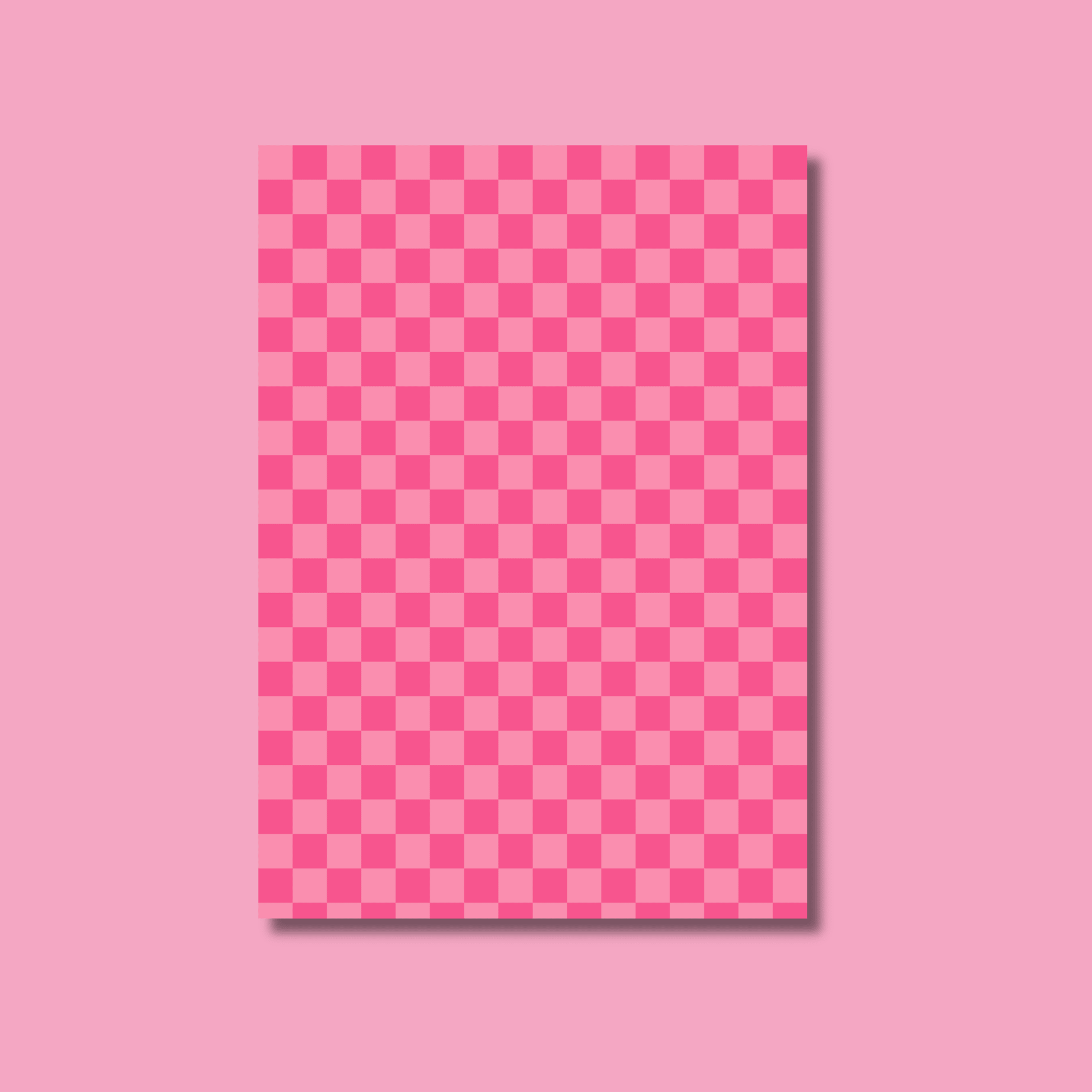 Checkered Scrapbook Paper Pack A5 - Coquette Cloud Co