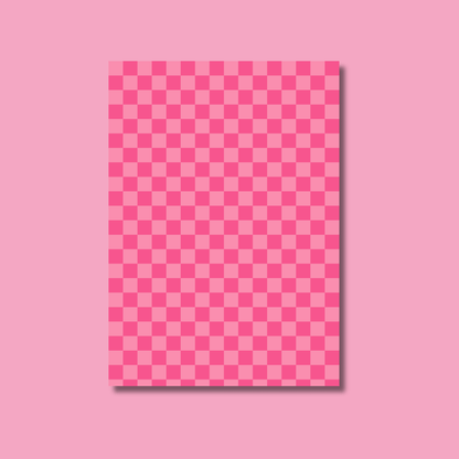 Checkered Scrapbook Paper Pack A5 - Coquette Cloud Co