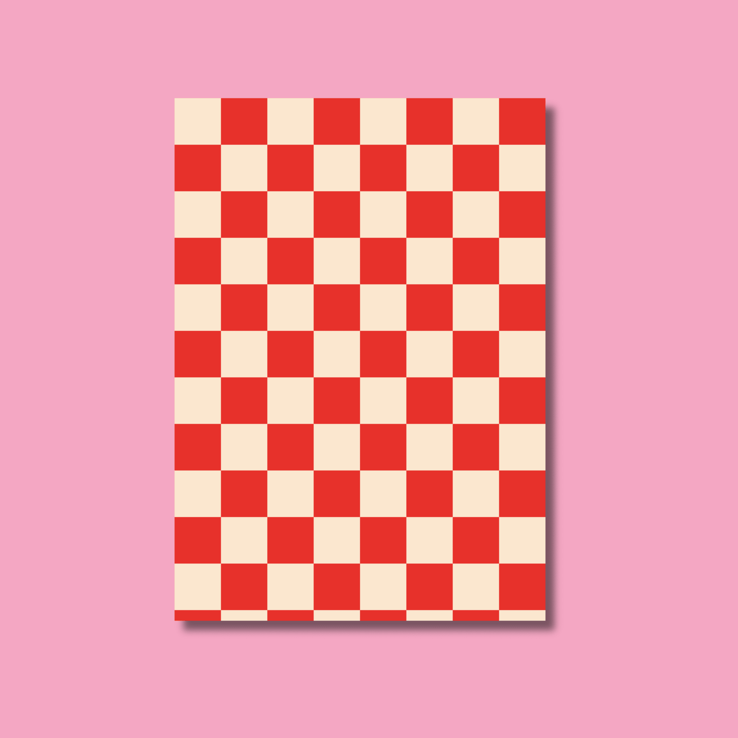 Checkered Scrapbook Paper Pack A5 - Coquette Cloud Co