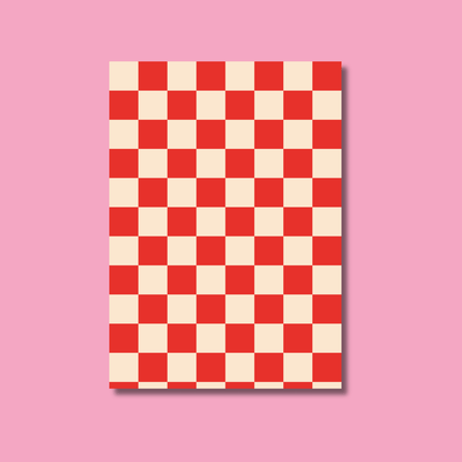 Checkered Scrapbook Paper Pack A5 - Coquette Cloud Co