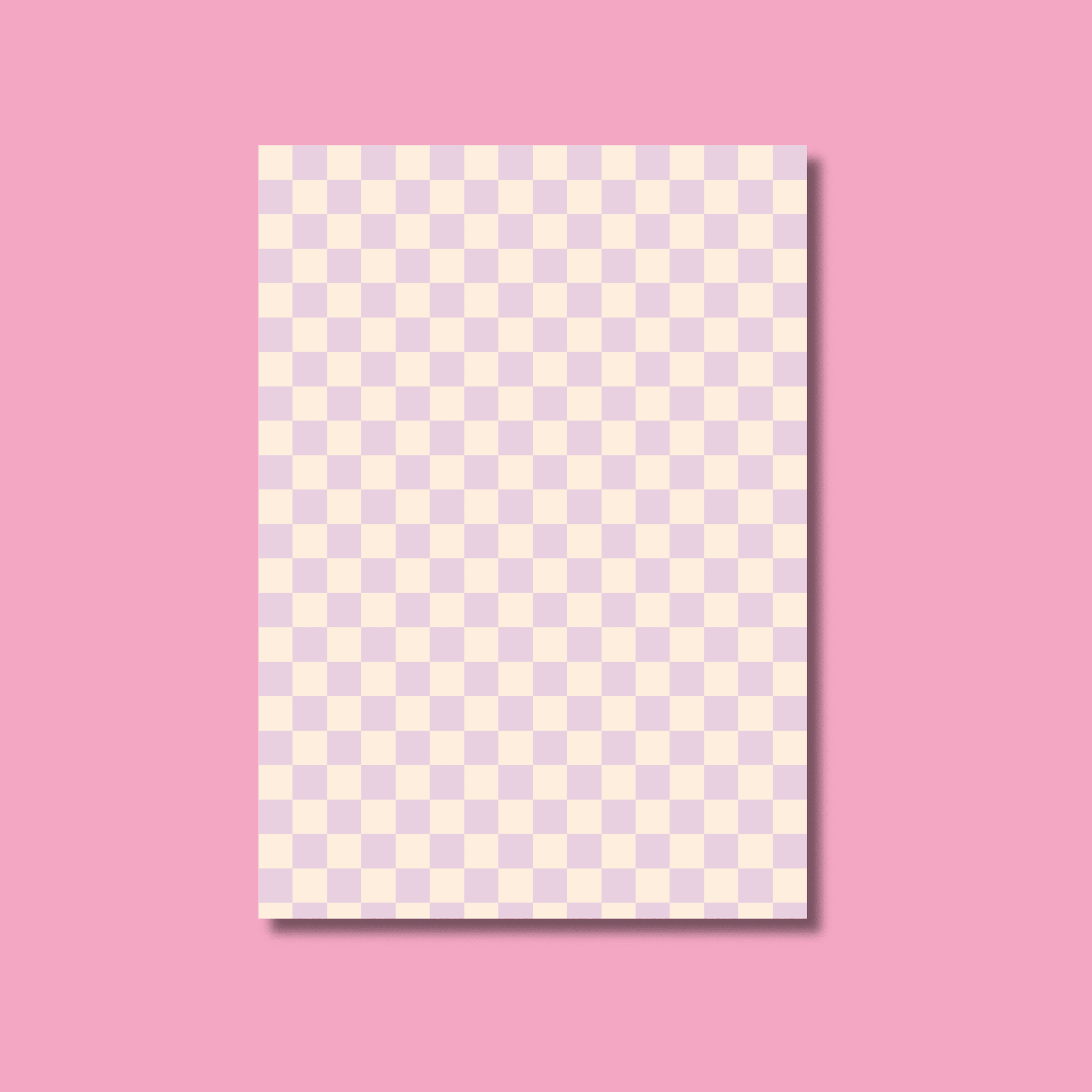 Checkered Scrapbook Paper Pack A5 - Coquette Cloud Co