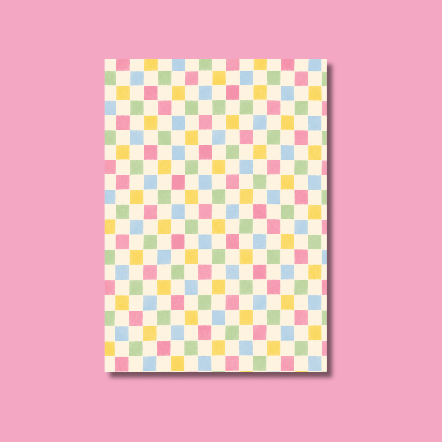 Checkered Scrapbook Paper Pack A5 - Coquette Cloud Co