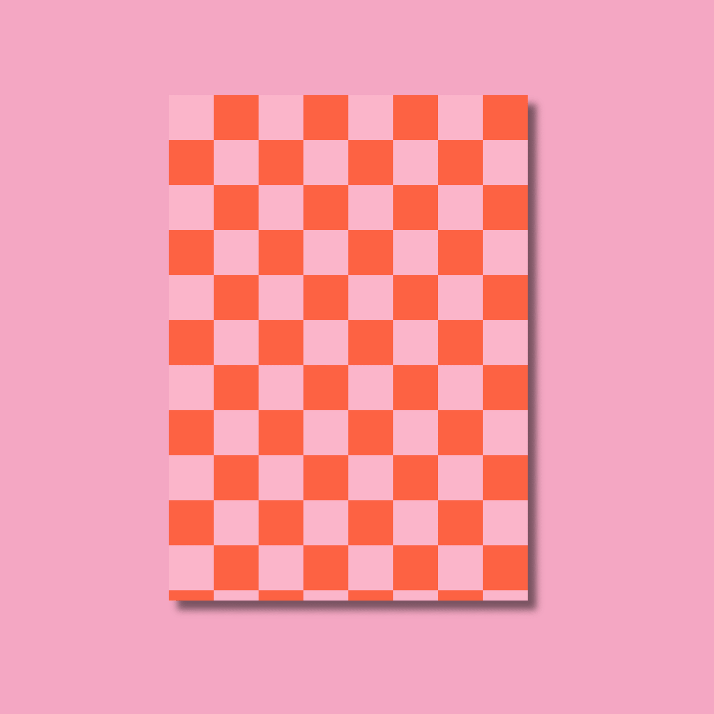 Checkered Scrapbook Paper Pack A5 - Coquette Cloud Co