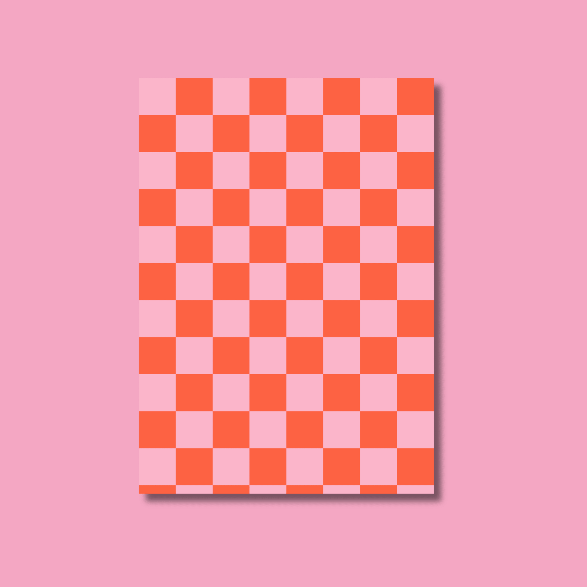 Checkered Scrapbook Paper Pack A5 - Coquette Cloud Co
