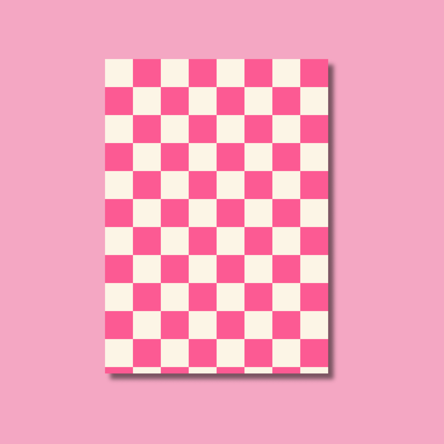 Checkered Scrapbook Paper Pack A5 - Coquette Cloud Co