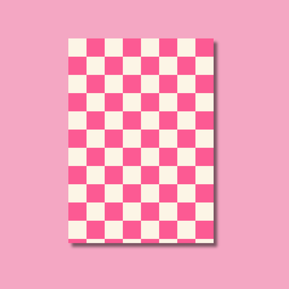 Checkered Scrapbook Paper Pack A5 - Coquette Cloud Co