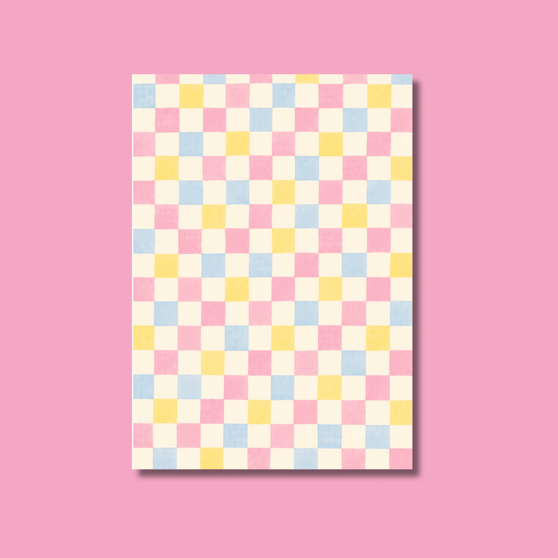 Checkered Scrapbook Paper Pack A5 - Coquette Cloud Co