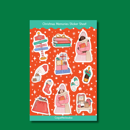 Christmas Memories Sticker Sheet - Coquette Cloud Co