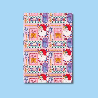 Christmas Scrapbook Paper Pack A5 - Coquette Cloud Co