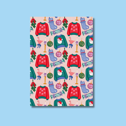 Christmas Scrapbook Paper Pack A5 - Coquette Cloud Co