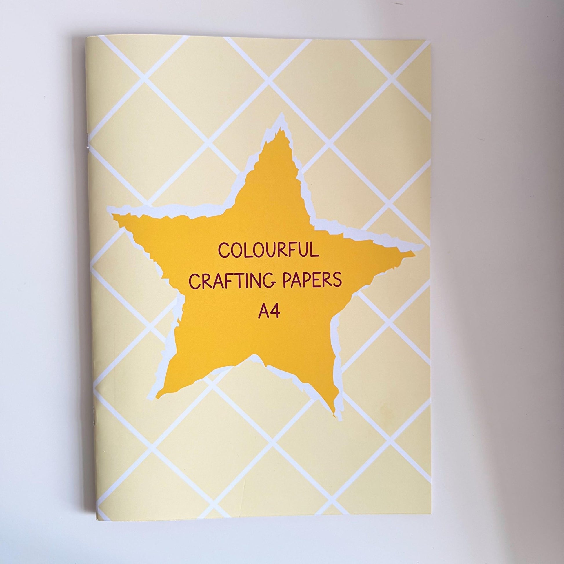 Colourful A4 Craft Paper Booklet - Coquette Cloud Co