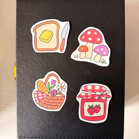 Cottagecore Kitchen Sticker Set - Coquette Cloud Co