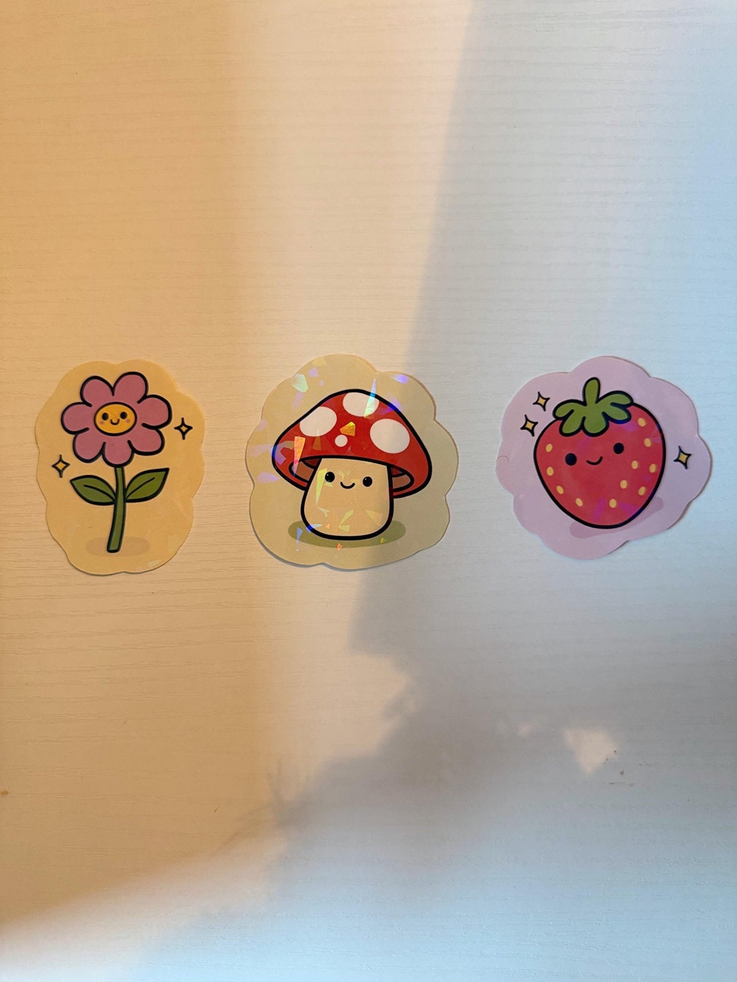 Cute Mushroom Vinyl Sticker - Coquette Cloud Co