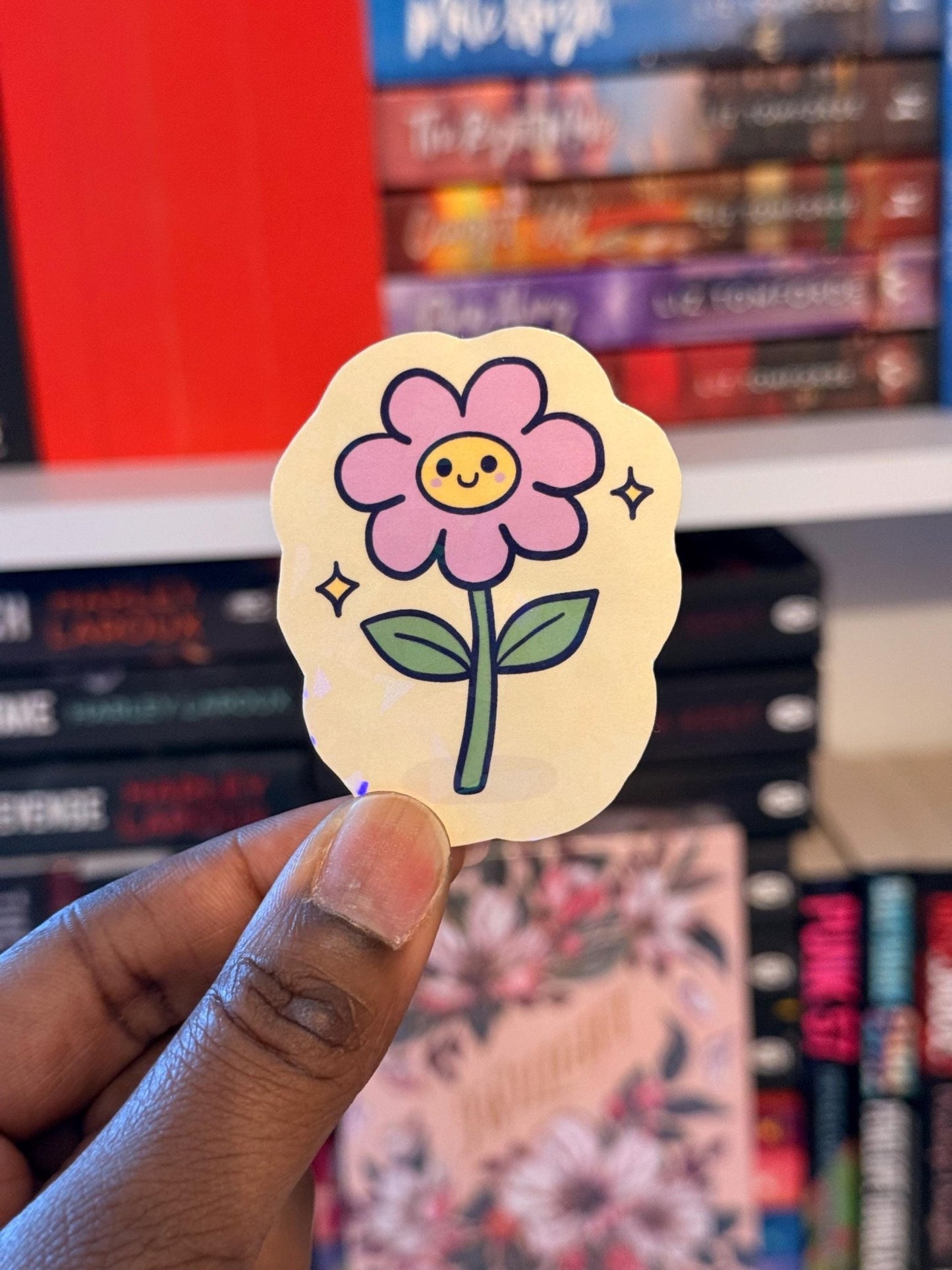 Cute Smiling Flower Sticker - Coquette Cloud Co