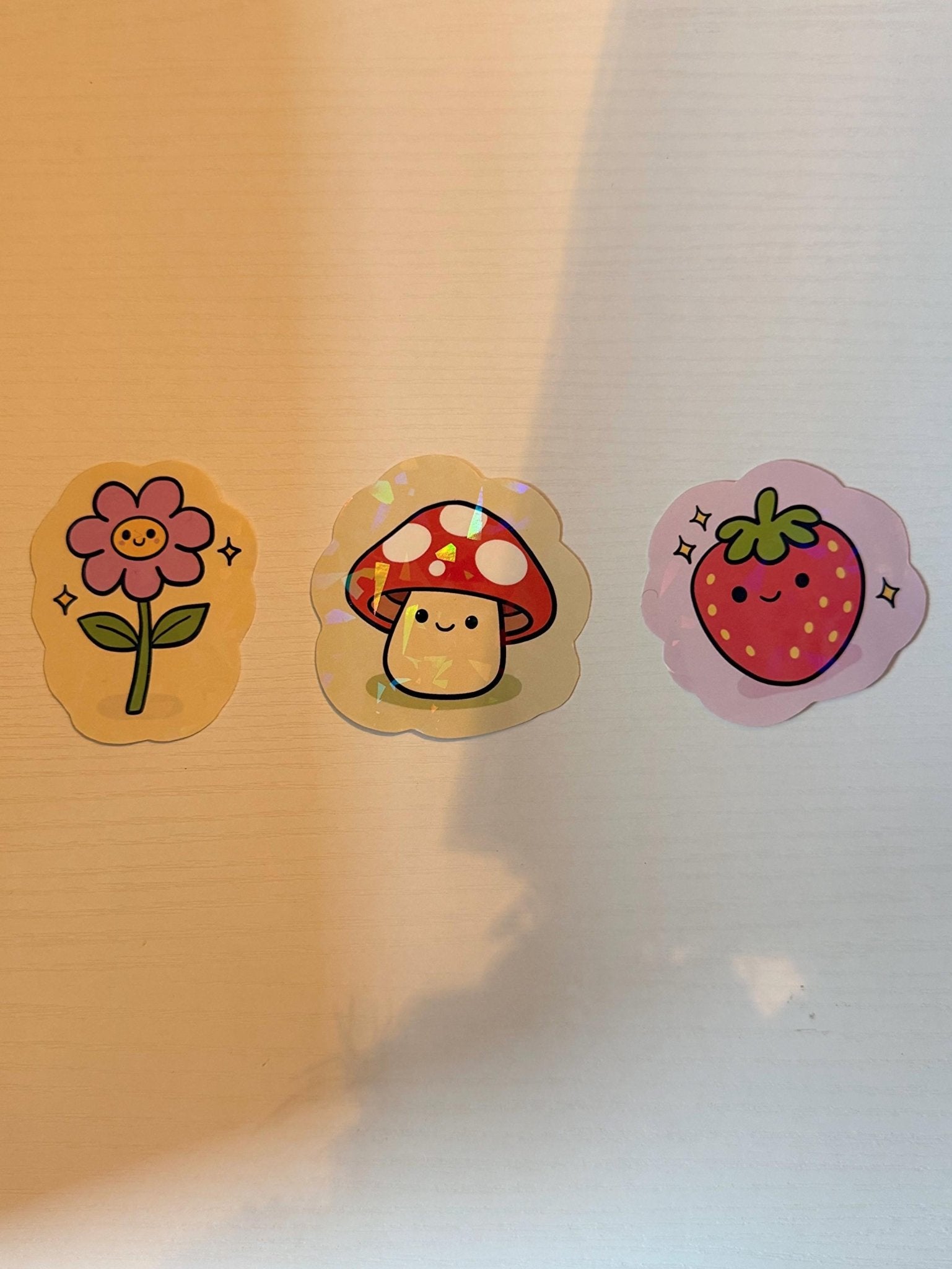Cute Strawberry Vinyl Sticker - Coquette Cloud Co