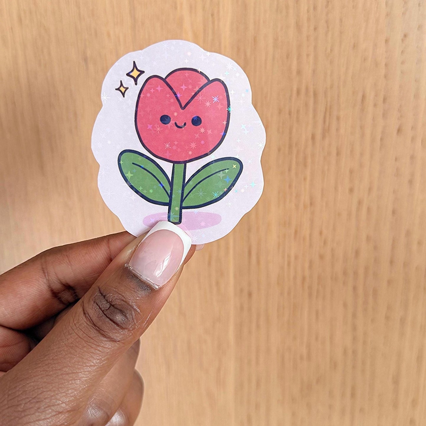 Cute Tulip Sticker - Coquette Cloud Co