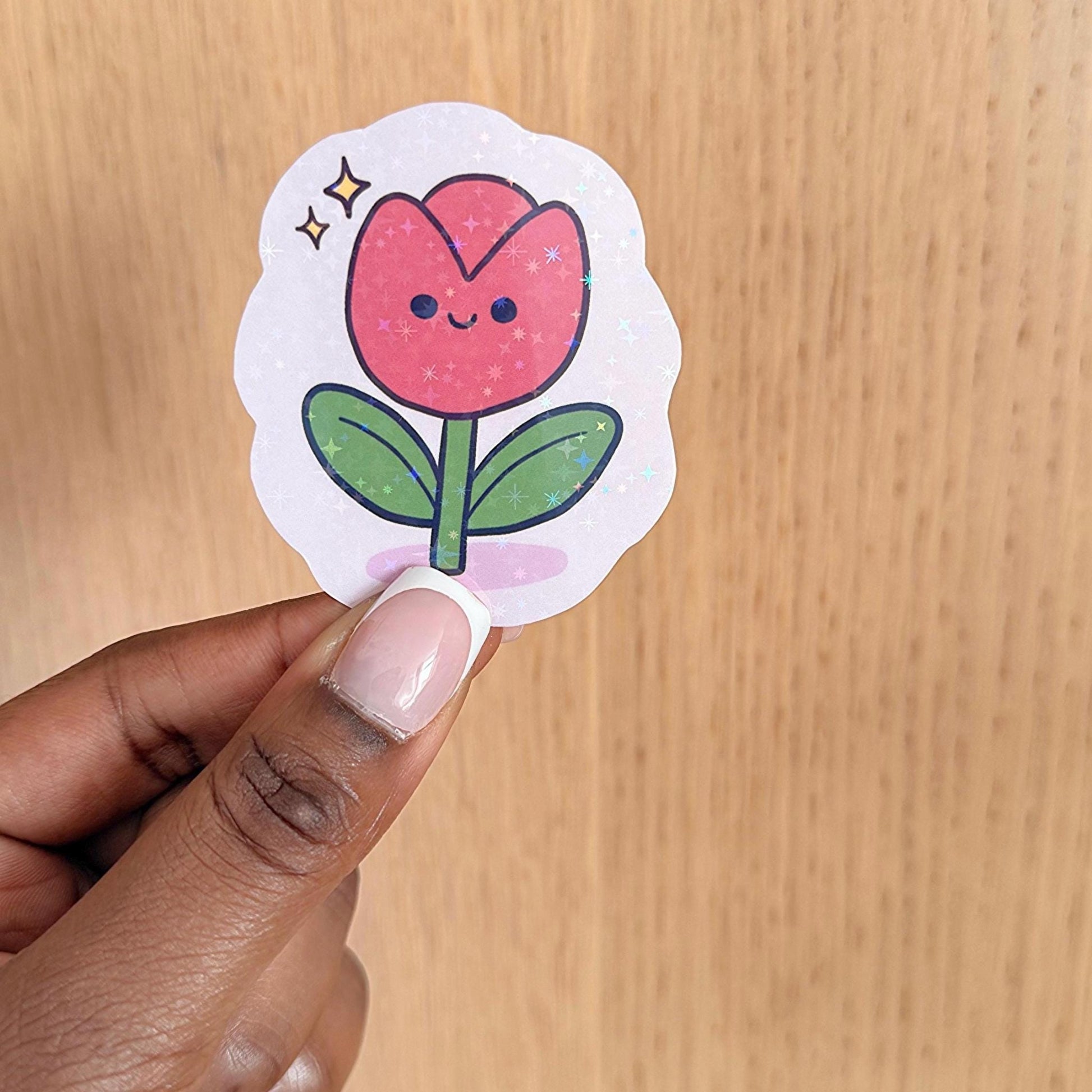 Cute Tulip Sticker - Coquette Cloud Co