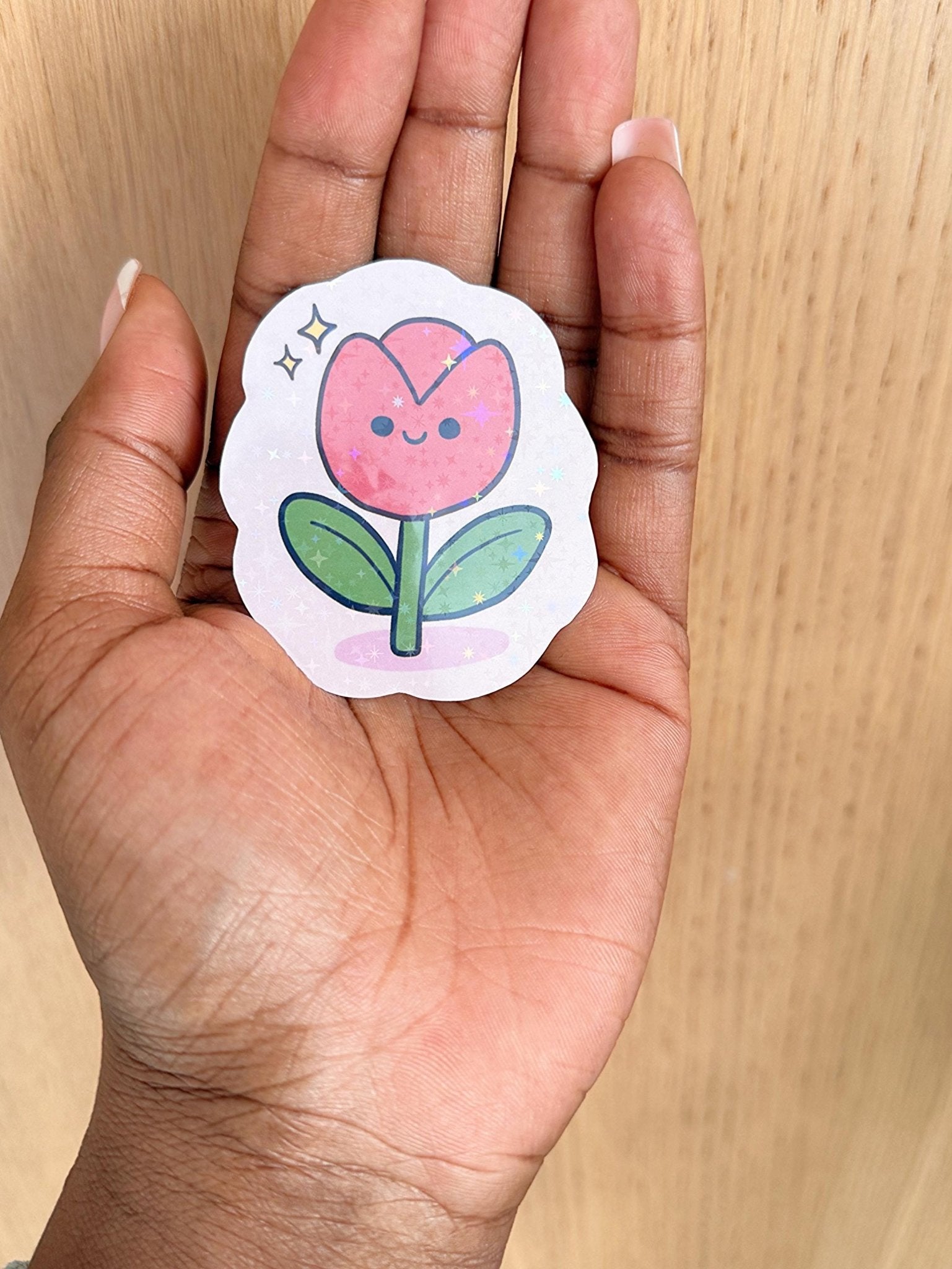 Cute Tulip Sticker - Coquette Cloud Co