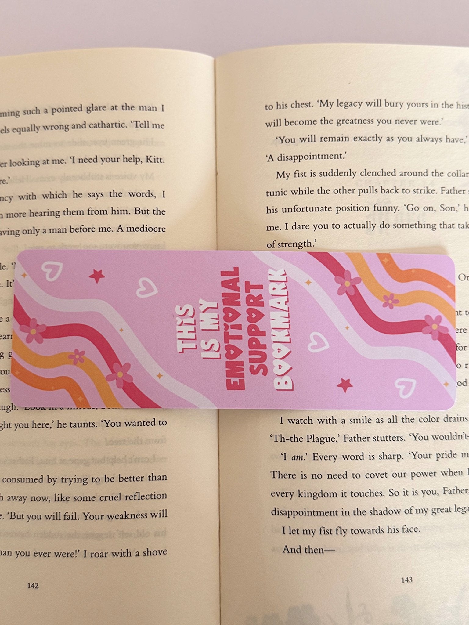 Emotional Support Bookmark - Coquette Cloud Co