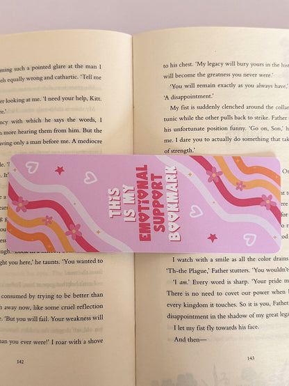 Emotional Support Bookmark - Coquette Cloud Co
