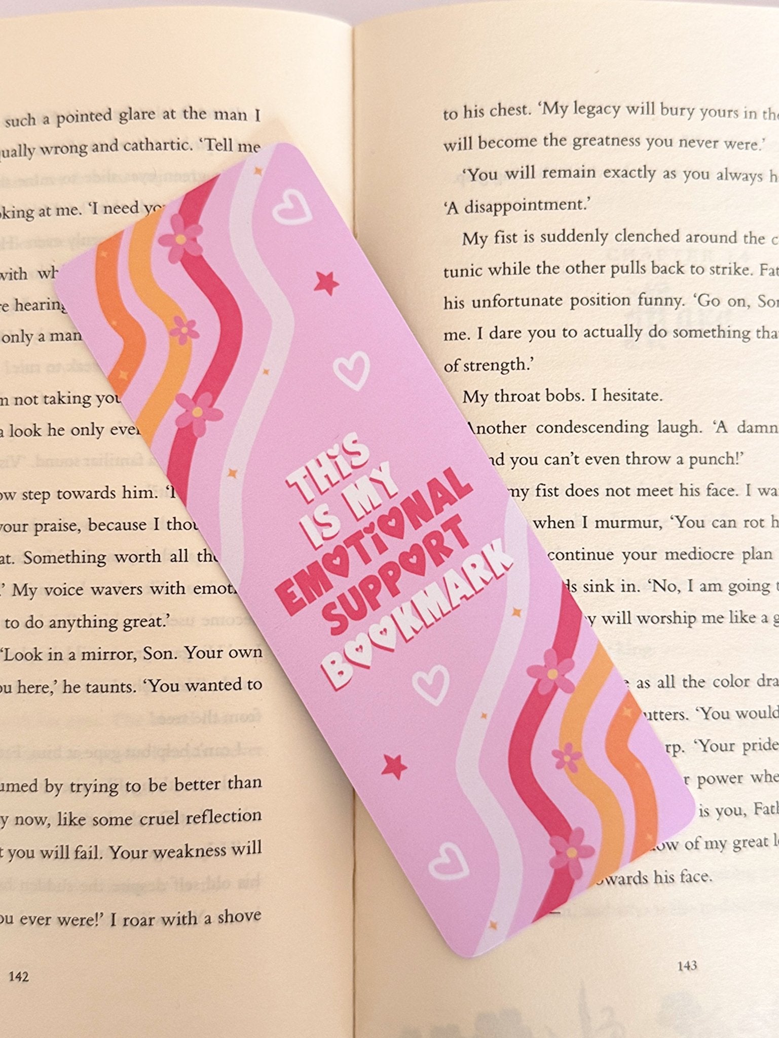 Emotional Support Bookmark - Coquette Cloud Co
